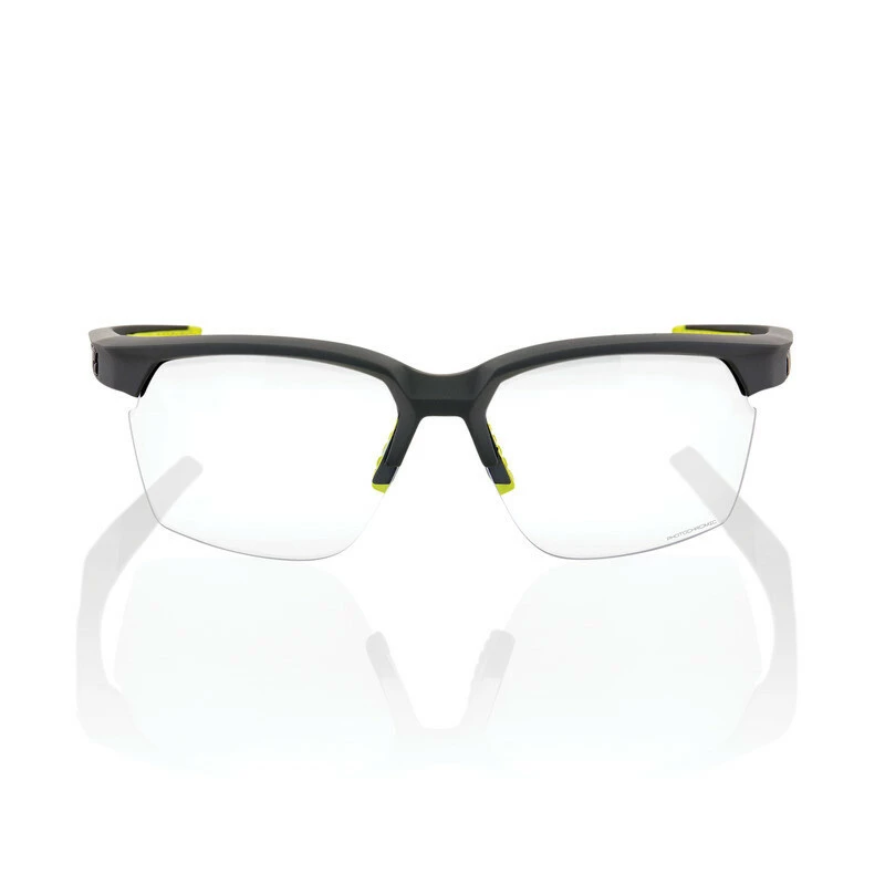 Ride 100% 100% Sportcoupe Brille Soft Tact Cool Grey, Photochromic Clear-smoke Linse 4 Ride 100% 100% Sportcoupe Brille Soft Tact Cool Grey, Photochromic Clear-smoke Linse – Bild 2