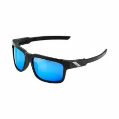 Ride 100% 100% Type-S Brille Matte Black, HiPer Blue Mirror