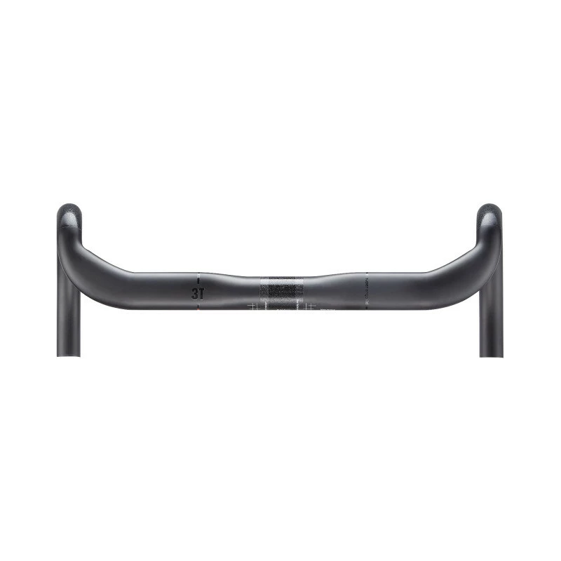 3T Road Lenker Superergo Ltd 44cm (c-c Oben), High Modulus Carbon Schwarz Matt, 31.8mm 5 3T Road Lenker Superergo Ltd 44cm (c-c Oben), High Modulus Carbon Schwarz Matt, 31.8mm – Bild 3