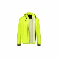 AGU Commuter Compact Rain Jacket Hi-vis Neon Yellow L -Fahrradladen agu commuter compact rain jacket hi vis neon yellow l4