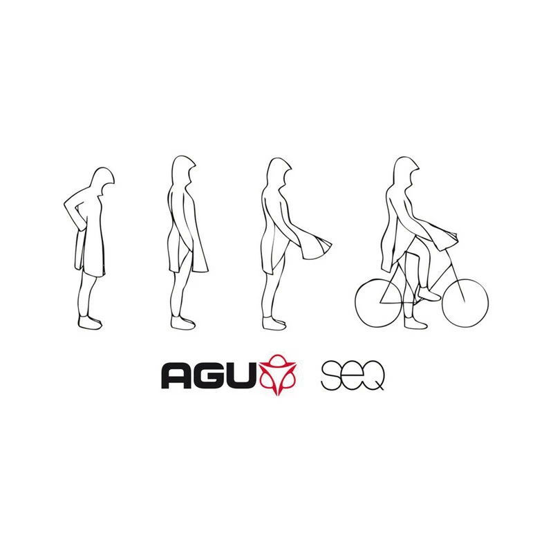 AGU Damen Regenjacke SEQ Urban Blau S 5 AGU Damen Regenjacke SEQ Urban Blau S – Bild 3