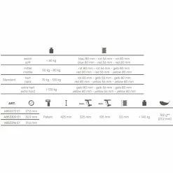 Airwings Sattelst&uuml;tze Expleto Travel 27.2mm, Schwarz, Gefedert, Hart, 425mm -Fahrradladen airwings sattelstuetze expleto travel 272mm schwarz gefedert hart 425mm3