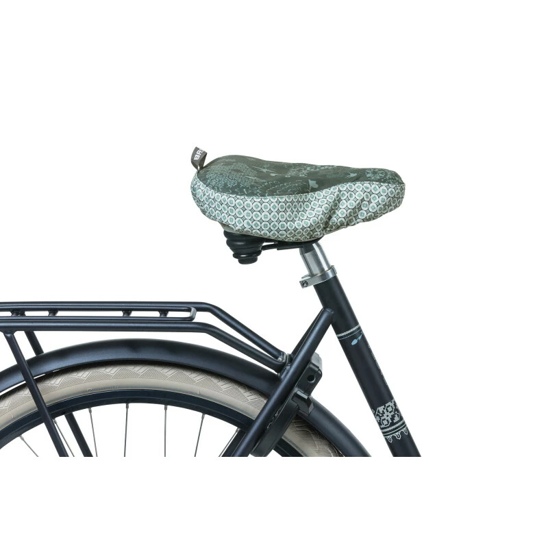 Basil Bohème Sattelüberzug, Forest Green Wasserabweisend 4 Basil Bohème Sattelüberzug, Forest Green Wasserabweisend – Bild 2