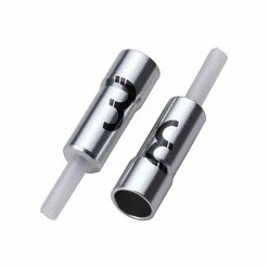 BBB Anschlagh&uuml;lse Alu 4mm Silber F&uuml;r Teflonkabel, 50 St&uuml;ck