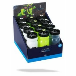 BBB Bidon 12 Stk. 0.55l Hell Assortiert Weiss-schwarz, Klar-schwarz, Neongelb