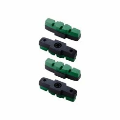 BBB Bremsschuh E-Bikes HS11/-22/-33, 25 Paar Schwarz-gr&uuml;n, Optimierte Bremsleistung