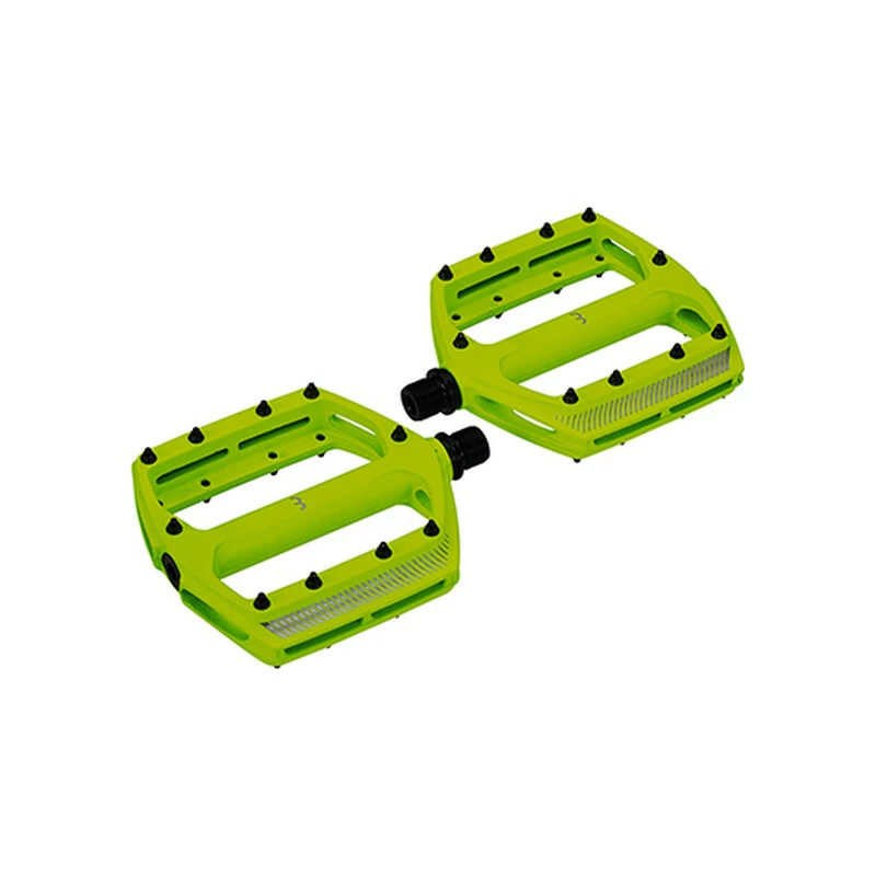 BBB Flat Pedal CoolRide Neon-gelb 10 Pins/Seite, CrMo 4 BBB Flat Pedal CoolRide Neon-gelb 10 Pins/Seite, CrMo – Bild 2
