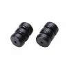 BBB Rahmenschutz Silicon F&uuml;r Kabel Bis 1.8mm 150x3 St&uuml;ck Kabeldonuts, Schwarz