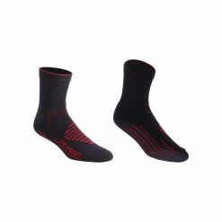 BBB Wintersocke FIRFeet Schwarz-rot 35-38 FarInfraRed Technologie F&uuml;r Warme F&uuml;sse