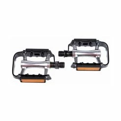 Bike Attitude Pedale MTB M248DU 9/16&quot; Alu Schwarz-silber