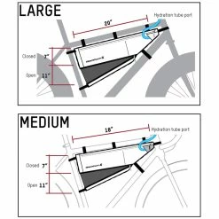Blackburn Outpost Frame Bag Black S 8 Blackburn Outpost Frame Bag Black S -Fahrradladen blackburn outpost frame bag black s3