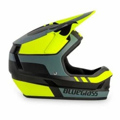 Bluegrass Helm Legit, Black Fluo Yellow Gray / Matt, XL 60-62cm -Fahrradladen bluegrass helm legit black fluo yellow gray matt xl 60 62cm4
