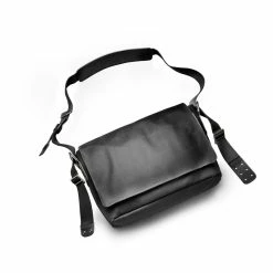 Brooks Barbican Canvas Messenger Bag, Schwarz
