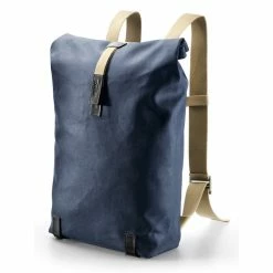 Brooks PICKWICK Rucksack 26l, Dark Blue/black Medium, Rollverschluss, Canvas