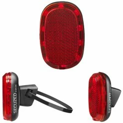 Busch & Müller Busch + Müller Rücklicht E-Bike, SECUZED, DC 5-15V, Schutzblech/Sattelstütze/Streben Montage, 333ALDC, He8