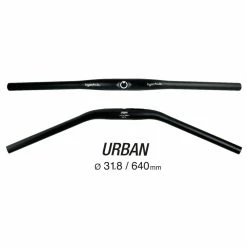 By Schulz By.Schulz Lenker, URBAN/31.8 Width:640 Rise:0 BackSweep:23&deg; AL6061 Black-sand -Fahrradladen byschulz lenker urban 318 width640 rise0 backsweep23 al6061 black sand4
