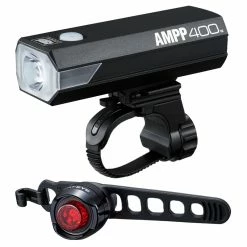 Cat Eye Cateye Lichtset, Front AMPP400 &amp; Rear ORB