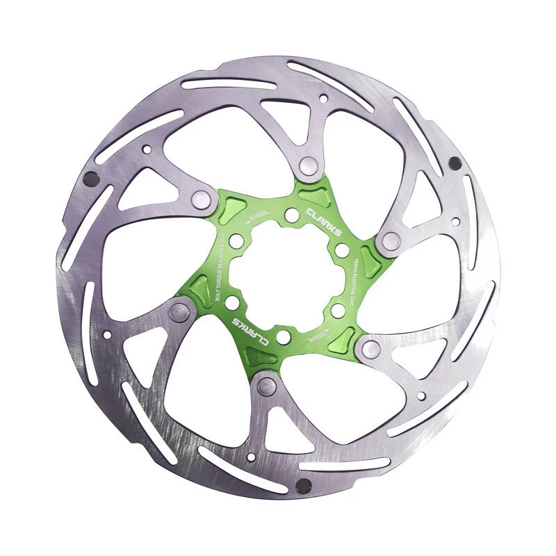 Clarks Bremsscheibe Floating 12 160mm, Grün 3 Clarks Bremsscheibe Floating 12 160mm, Grün