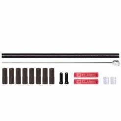 Clarks Schaltkabelkit Stainless Rostfrei, Schwarz