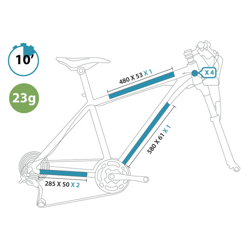 Clear Protect PACK M, Matt 3 Clear Protect PACK M, Matt