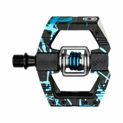 Crankbrothers Crank Brothers Pedal Mallet E LS Splatter Blau