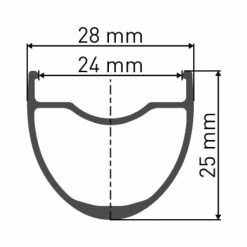 Dt-swiss DT Felge G 540 700c, 32 Loch, 25mm, Schwarz -Fahrradladen dt felge g 540 700c 32 loch 25mm schwarz3