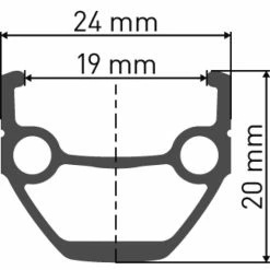Dt-swiss DT Swiss Felge E-Bike/Trekking 535 26" 32 Loch, Schwarz, 540g 19mm -Fahrradladen dt swiss felge e bike trekking 535 26 32 loch schwarz 540g 19mm3