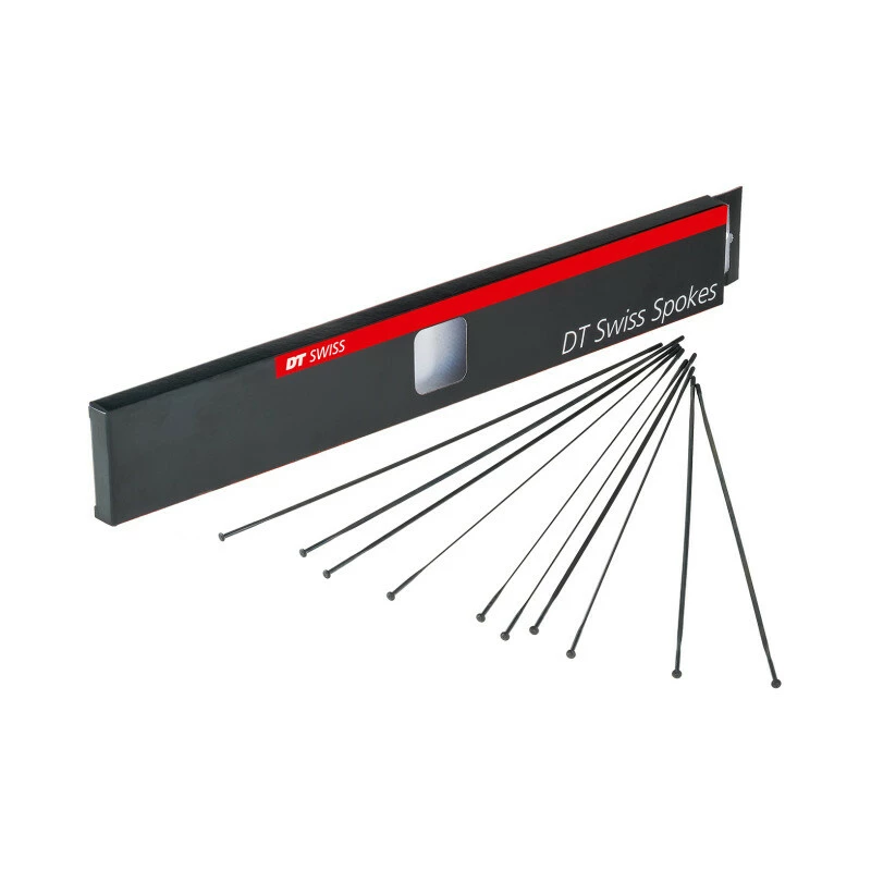 Dt-swiss DT Swiss Speichen Aerocomp Straightpull 292mm Schwarz, 2,0/2,3x1.25mm, Ohne Nippel, Karton à 20 Stk. 3 Dt-swiss DT Swiss Speichen Aerocomp Straightpull 292mm Schwarz, 2,0/2,3x1.25mm, Ohne Nippel, Karton à 20 Stk.