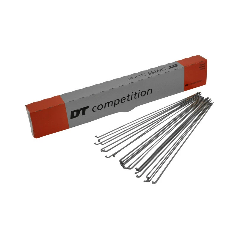 Dt-swiss DT Swiss Speichen Competition 288mm Silber, 2,0/1,8mm, Ohne Nippel, Karton à 100 Stk. 4 Dt-swiss DT Swiss Speichen Competition 288mm Silber, 2,0/1,8mm, Ohne Nippel, Karton à 100 Stk. – Bild 2