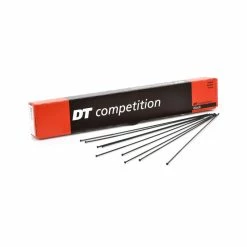 Dt-swiss DT Swiss Speichen Competition Straightpull 296mm Schwarz, 2,0/1,8mm, Ohne Nippel, Karton &agrave; 100 Stk.