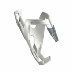 Elite Bidonhalter Custom Race Plus 74mm, Shiny White / Silver 40g