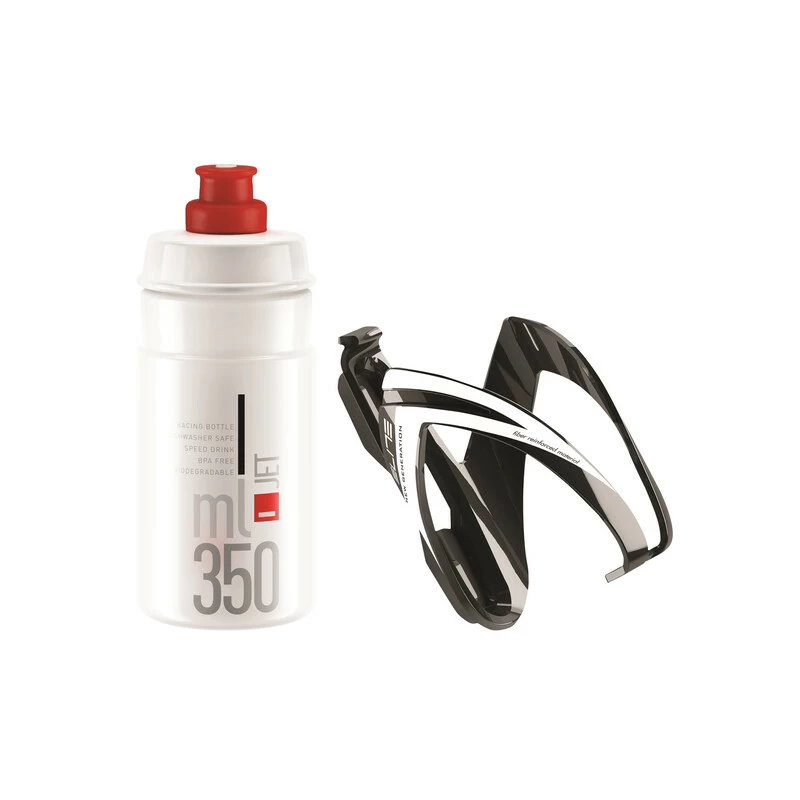 Elite Kit Ceo Für Kinder Bidon 350ml Transparent Mit Rot Bidonhalter Schwarz 3 Elite Kit Ceo Für Kinder Bidon 350ml Transparent Mit Rot Bidonhalter Schwarz