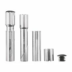 Ergotec Ahead Adapterset, Schaft 22.2 - 25.4 Auf Ahead 25.4 - 28.6 Klemmh&ouml;he:40 AL6061 CNC Silver