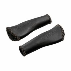 Ergotec Griffe, MONACO Kraton/Leder Griff-&Oslash;: 22 L&auml;nge:135/92 Black