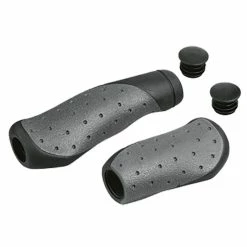 Ergotec Griffe, OHIO Kraton/Gel Griff-&Oslash;: 22 L&auml;nge:135/92 Grey/black