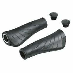 Ergotec Griffe, RENO Kraton/Gel Griff-&Oslash;: 22 L&auml;nge:135/135 Black