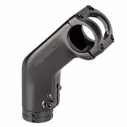 Ergotec Vorbau, HIGH BARRACUDA, 31.8mm, K-H&ouml;he:40mm, 90mm, +45&deg; Klemm-D:28.6 AL6061 Black-sand L6