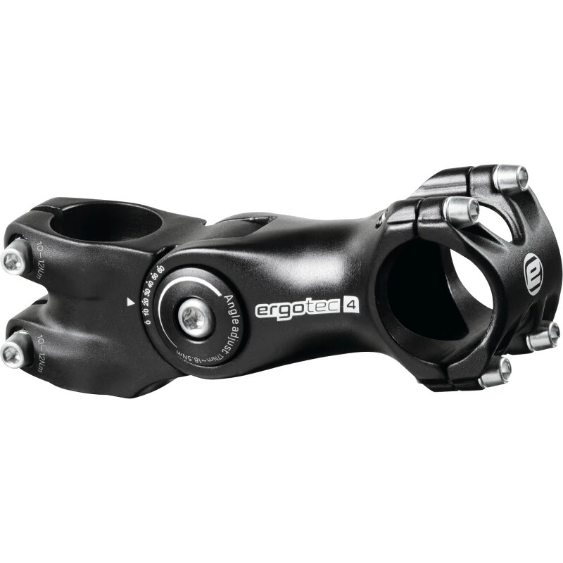 Ergotec Vorbau, OCTOPUS2, 31.8mm, 75mm, -10°/+60° Klemm-ID:28.6 AL6061 Schwarz-sand L4 3 Ergotec Vorbau, OCTOPUS2, 31.8mm, 75mm, -10°/+60° Klemm-ID:28.6 AL6061 Schwarz-sand L4