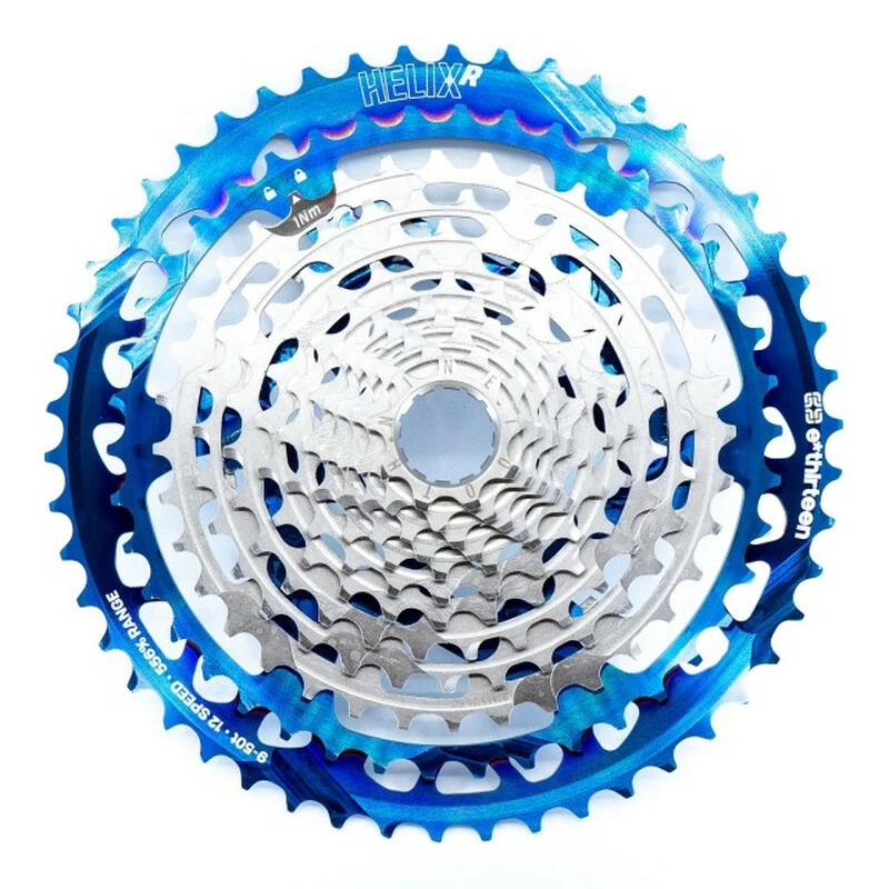 Ethirteen Kassette Helix Race 9-50 12Speed, Intergalactic, SRAM XD Drivers Only, Fits Shimano & Sram Drivetrain 3 Ethirteen Kassette Helix Race 9-50 12Speed, Intergalactic, SRAM XD Drivers Only, Fits Shimano & Sram Drivetrain