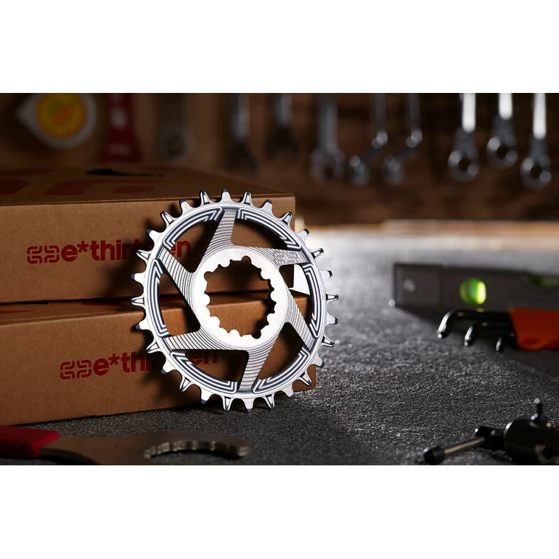 Ethirteen Kettenblatt Helix R 30T SRAM Direct Mount, Grey, 3mm Offset, Shimano/Sram 11/12s 4 Ethirteen Kettenblatt Helix R 30T SRAM Direct Mount, Grey, 3mm Offset, Shimano/Sram 11/12s – Bild 2