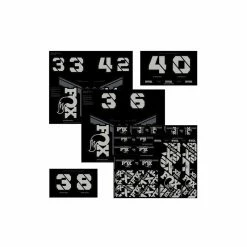 FOX Decal 21 Custom Fork &amp; Shock Battleship Grey