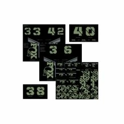 FOX Decal 21 Custom Fork &amp; Shock Pistachio