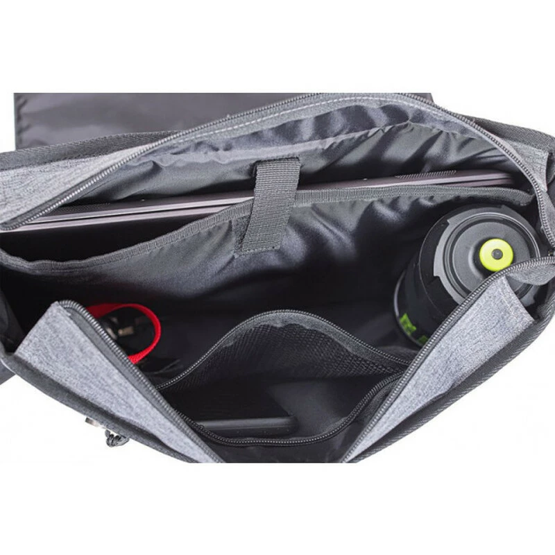 Zéfal Gepäckträger Und Umhängetasche Urban Messenger, Grau, 35 X 30 X 13cm 4 Zéfal Gepäckträger Und Umhängetasche Urban Messenger, Grau, 35 X 30 X 13cm – Bild 2