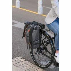 Zéfal Gep&auml;cktr&auml;gertasche Und Rucksack Urban Backpack, Grau, 30 X 45 X 13cm -Fahrradladen gepaecktraegertasche und rucksack urban backpack grau 30 x 45 x 13cm6