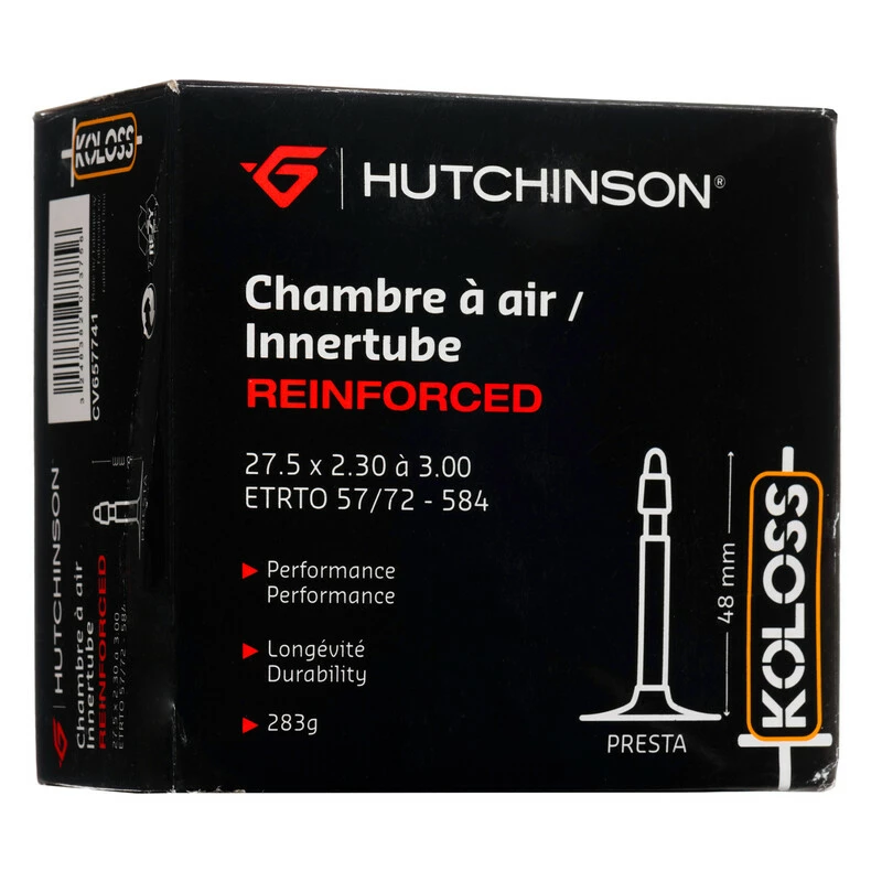 Hutchinson Schlauch, REINFORCED 1.2mm, 27.5x2.30-3.00 Presta 48mm, CV657741 3 Hutchinson Schlauch, REINFORCED 1.2mm, 27.5x2.30-3.00 Presta 48mm, CV657741
