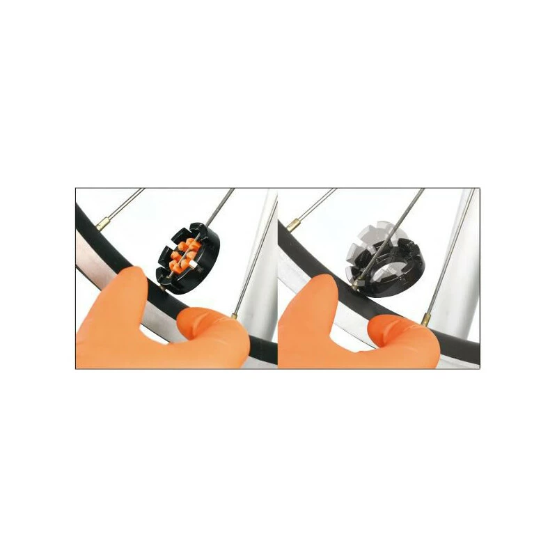 IceToolz Werkzeug, Nippelspanner, 8-Loch, 10-15 G, Schwarz, 12F8 4 IceToolz Werkzeug, Nippelspanner, 8-Loch, 10-15 G, Schwarz, 12F8 – Bild 2