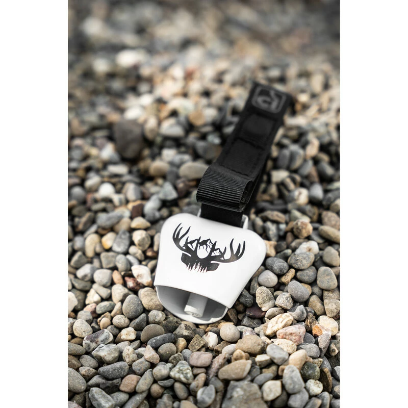 Incirca Glocke, COWBELL, Weiss Mit Hirsch 5 Incirca Glocke, COWBELL, Weiss Mit Hirsch – Bild 3