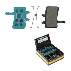 Jagwire Bremsbel&auml;ge, SPORT ORGANIC Blue Sram/Avid BWD764 25 Paar