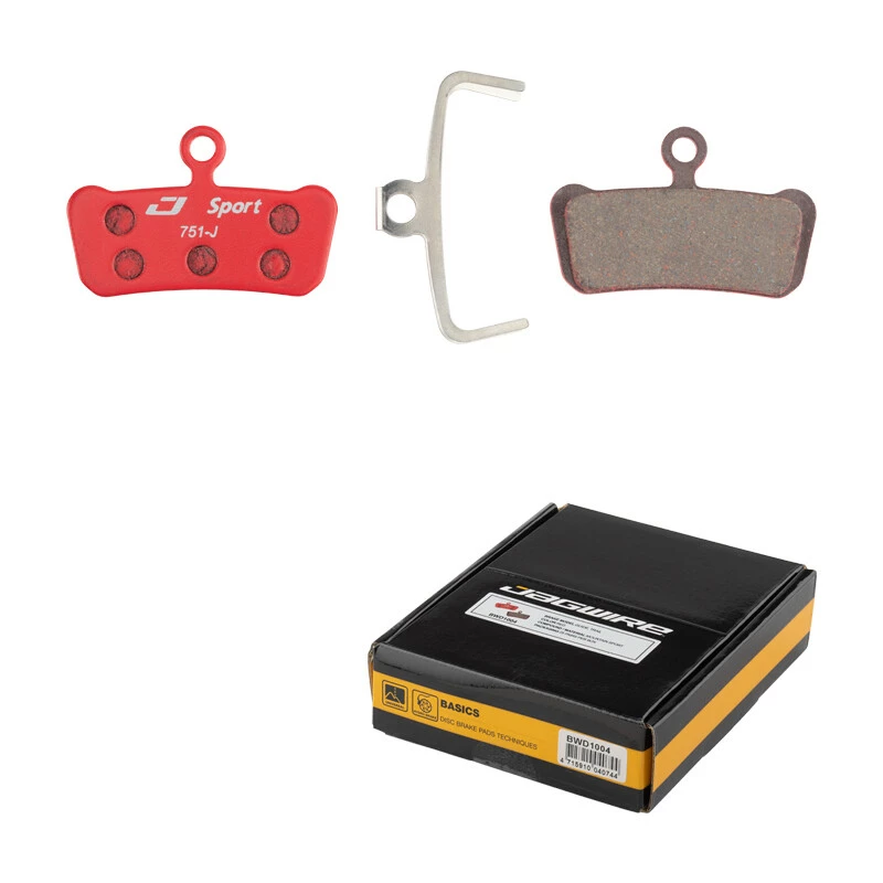 Jagwire Bremsbeläge, SPORT SEMI-METALLIC Red Sram/Avid BWD1004 25 Paar 3 Jagwire Bremsbeläge, SPORT SEMI-METALLIC Red Sram/Avid BWD1004 25 Paar