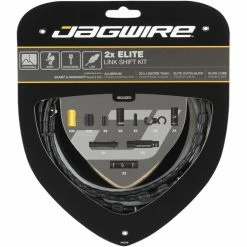 Jagwire Schaltkabel/H&uuml;lle, SHIFT ELITE LINK Alu 5mm SET Road/MTB Sram/Shimano Silver RCK621